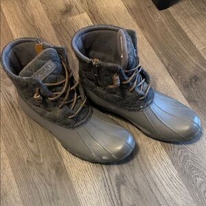 Sperry Gray Duck Boots